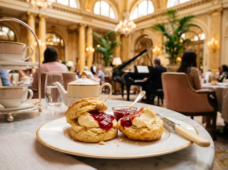 Der Palm-Court-Scone