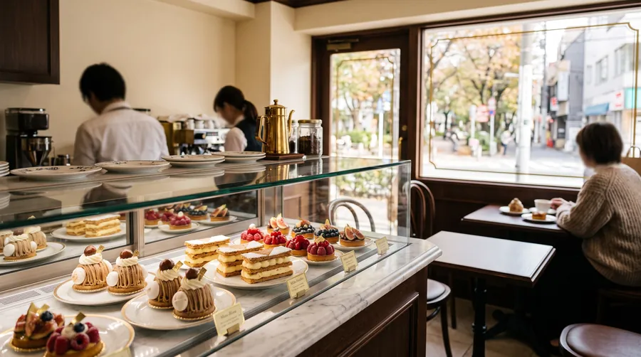 Pâtisserie Paris S’éveille, Boutique in Tokio