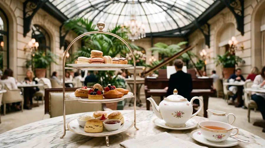 Jardin d’Hiver, Hôtel de Crillon, Afternoon Tea in Paris