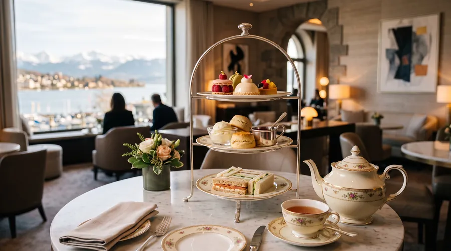 Lobby Lounge, The Dolder Grand, Afternoon Tea in Zürich