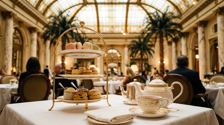 The Palm Court, The Plaza, Afternoon Tea in New York