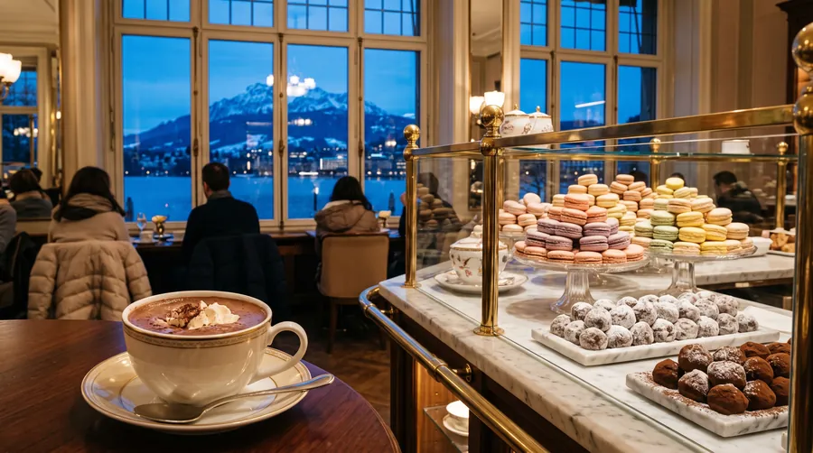 Zürich: Luxemburgerli, Champagnertrüffel, Salons am See